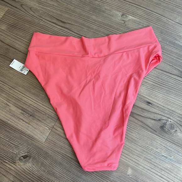 NWT Aerie High Waisted High Cut Cheeky Bikini Bottom - Picture 2 of 5